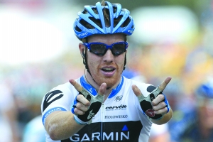 法拉尔成为环法历史上第一个在美国独立日夺冠的美国车手。图/CFP