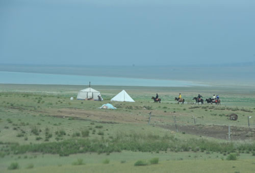 美丽的青海湖风光