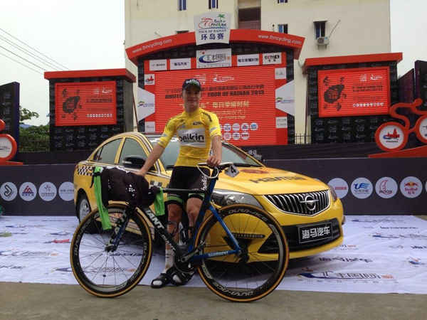 荷兰贝尔金职业车队莫雷诺·霍夫-兰德排名第一