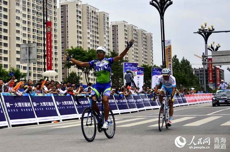 乌克兰选手波利佛大获得环湖赛西宁赛段冠军
